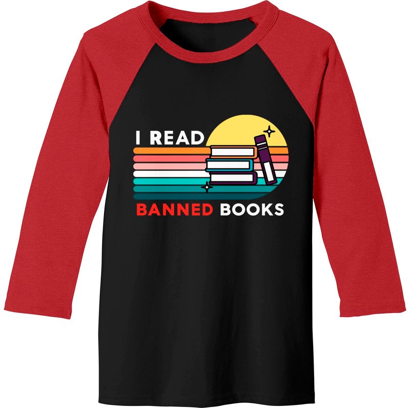 I Read Banned Books - Classic Baseball Tee for Men