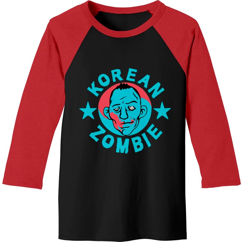 Korean Zombie Classic Baseball Tees for Men
