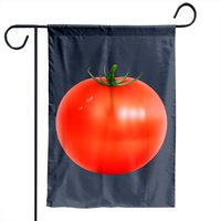 Drapeau de Jardin Tomate - Impression Double-Face