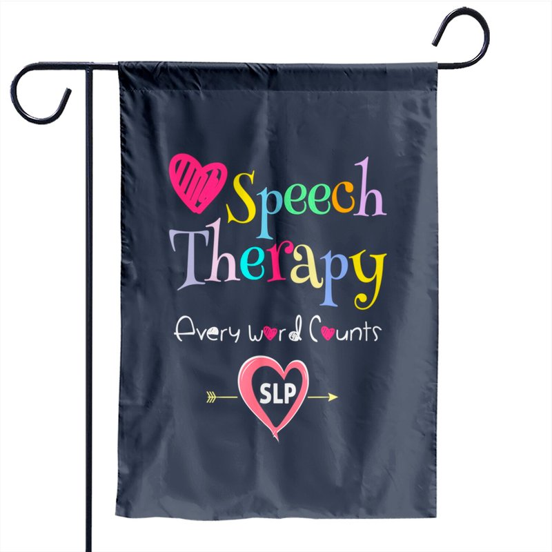 Drapeau de jardin orthophoniste — Drapeaux décoratifs