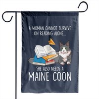 Drapeau de jardin Sche Also Needs A Maine Coon Cat
