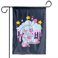 Drapeau de jardin Voodoo Doll Bunny Pastel Goth
