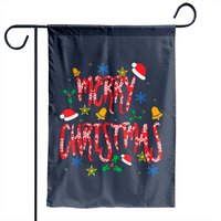 Drapeau de jardin Joyeux Noël pour usage extérieur — Drapeaux décoratifs