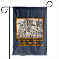 Native American Immigration Garden Flag for Outdoor Use