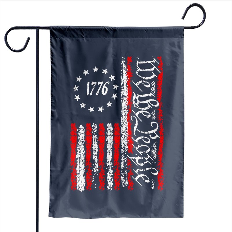Patriotic Vintage USA Flag 1776 Garden Flag — Decorative Flags