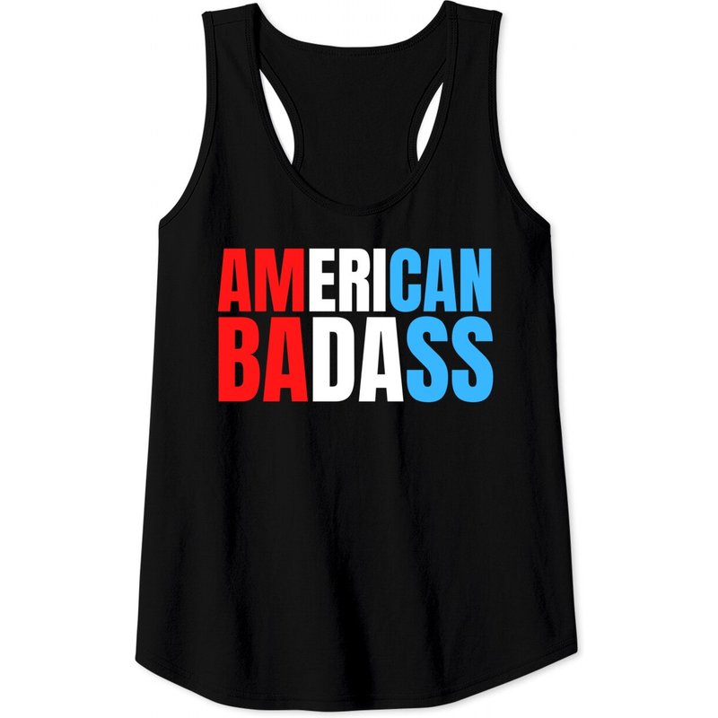 Kid Rock American Badass Red, White & Blue Tank Tops for Men