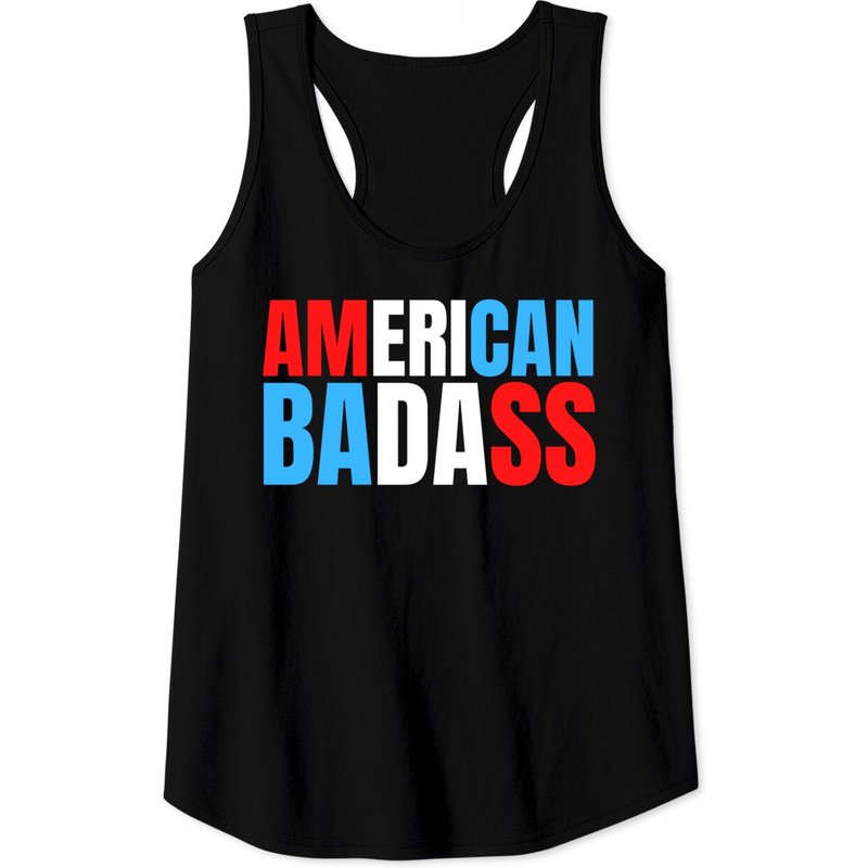 T-shirts Kid Rock American Badass Rouge, Blanc et Bleu pour Hommes — T-shirts pour hommes