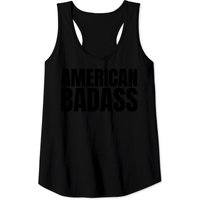 Débardeurs Kid Rock American Badass pour hommes en gris foncé — T-shirts pour hommes