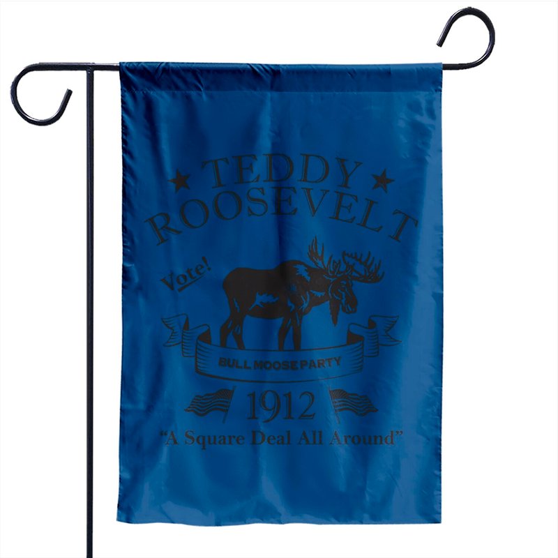 Bull Moose Party Vintage Teddy Roosevelt Garden Flag