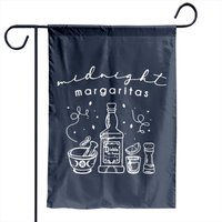 Midnight Margaritas Society Practical Magic Outfits Garden Flag — Decorative Flags