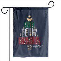 Dolly Parton Holly Dolly Christmas Garden Flag — Decorative Flags
