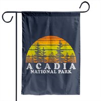 Vintage Acadia National Park Sunset Garden Flag — Decorative Flags
