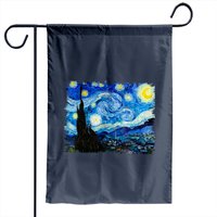Vincent Van Gogh Starry Night Garden Flag — Decorative Flags