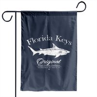 Florida Keys Shark Key West Marathon Key Largo Garden Flag