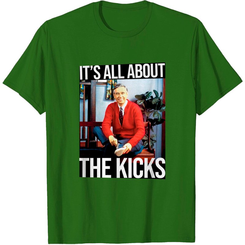 T-shirt Mister Rogers Neighborhood Frame It's All About Kicks — T-shirts pour hommes