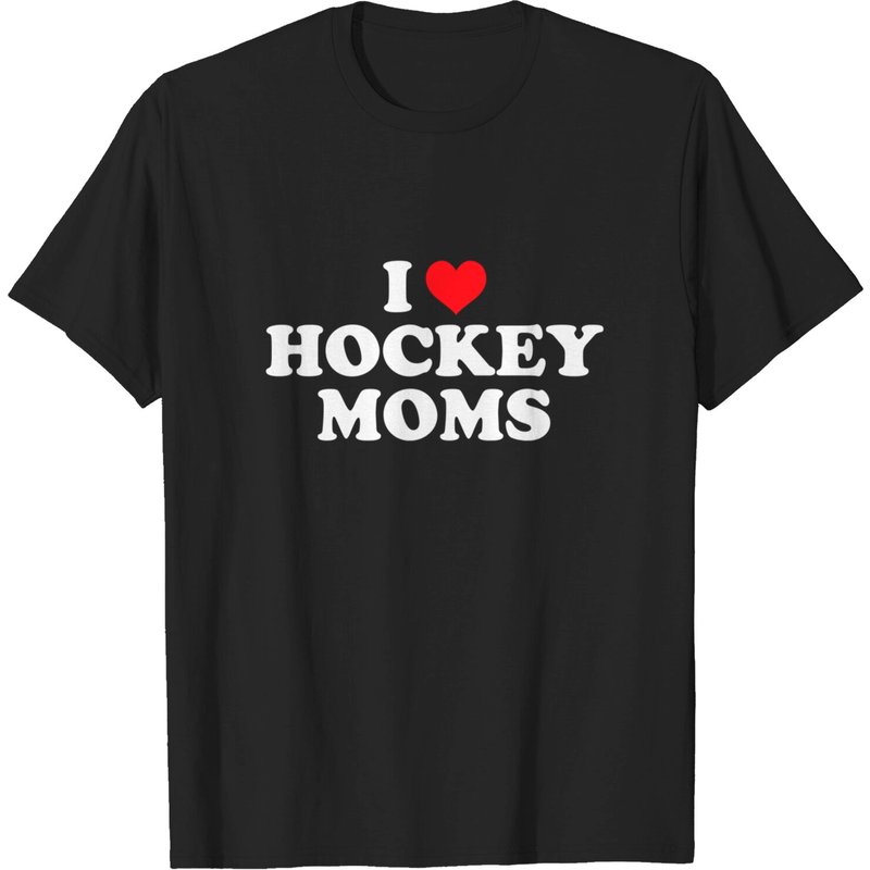 T-shirts à capuche I Love Hockey Moms pour hommes — T-shirts pour hommes
