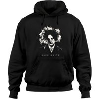 Hoodies Classiques Jack White pour Unisexe en Noir — Sweats à capuche pour hommes