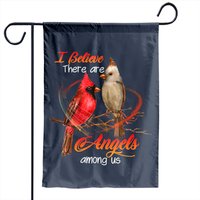 I Believe There Are Angels Among Us Cardinal Garden Flag — Decorative Flags