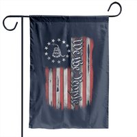 Betsy Ross Gadsden We The People Garden Flag — Decorative Flags