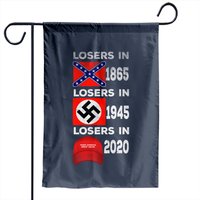 Drapeau de Jardin Distressé des Perdants Historiques — Drapeaux décoratifs
