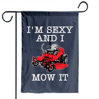Je suis sexy et je tonds ! Drapeau de jardin — Drapeaux décoratifs