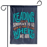 Drapeau de jardin Club de lecture Bibliophile Bibliothécaire — Drapeaux décoratifs