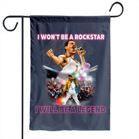 Drapeau de jardin Freddie Mercury I Will Be A Legend — Drapeaux décoratifs