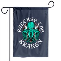 Release The Kraken Garden Flag for Outdoor Use