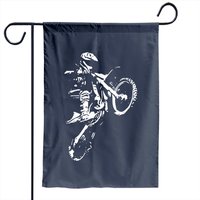 Motocross Dirt Bike Garden Flag — Decorative Flags