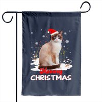 Snowshoe Cat Christmas Garden Flag — Decorative Flags