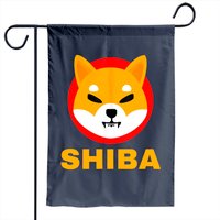 Drapeau de jardin Shiba Inu Token Crypto Shib Coin Hodler — Drapeaux décoratifs