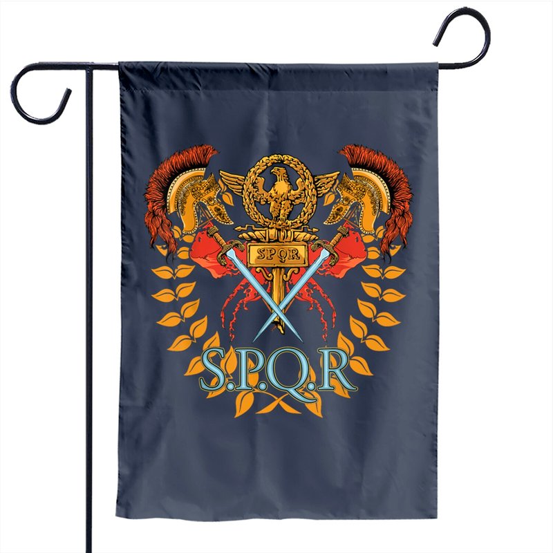 SPQR Ancient Rome Roman Empire Garden Flag
