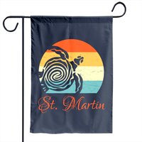 St. Martin Caribbean Vintage Throwback Garden Flag — Decorative Flags