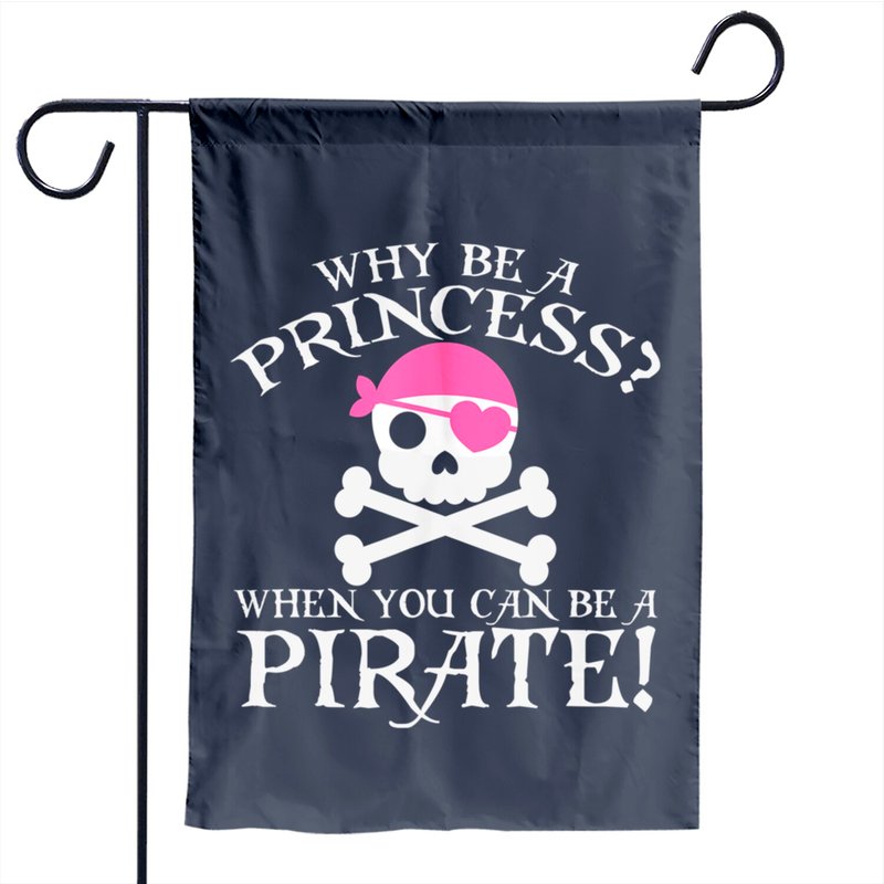 Heart Pirates Garden Flag - Be a Pirate Theme