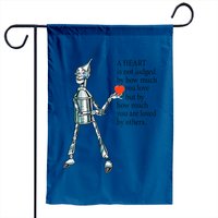 Tin Man Heart Wisdom Wizard of Oz Garden Flag — Decorative Flags