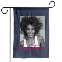 Whitney Houston Smile Photograph Garden Flag — Decorative Flags