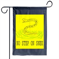 No Step On Snek Garden Flag for Outdoor Use — Decorative Flags