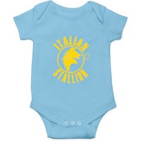 Rocky Onesie Distressed Yellow Italian Stallion Black Tee