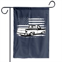 Drapeau de jardin C10 Truck USA Slammed C10 Nation — Drapeaux décoratifs