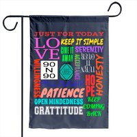 Spiritual Principles Narcotics Anonymous Garden Flag — Decorative Flags