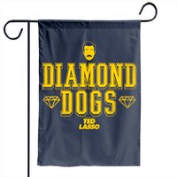 Drapeau de jardin Ted Lasso Diamond Dogs Logo