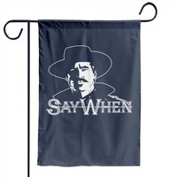 Drapeau de jardin Say When Doc Holliday - Impression double face
