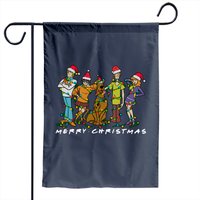 Drapeau de jardin Scooby Doo Friends Lights Santa Hat Noël