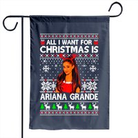 Drapeau de jardin de Noël Ariana Grande