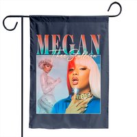 Drapeau de jardin vintage Megan Thee Stallion - Impression recto-verso