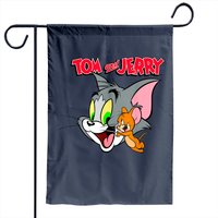 Drapeau de Jardin Tom And Jerry - Logo Portrait Simple