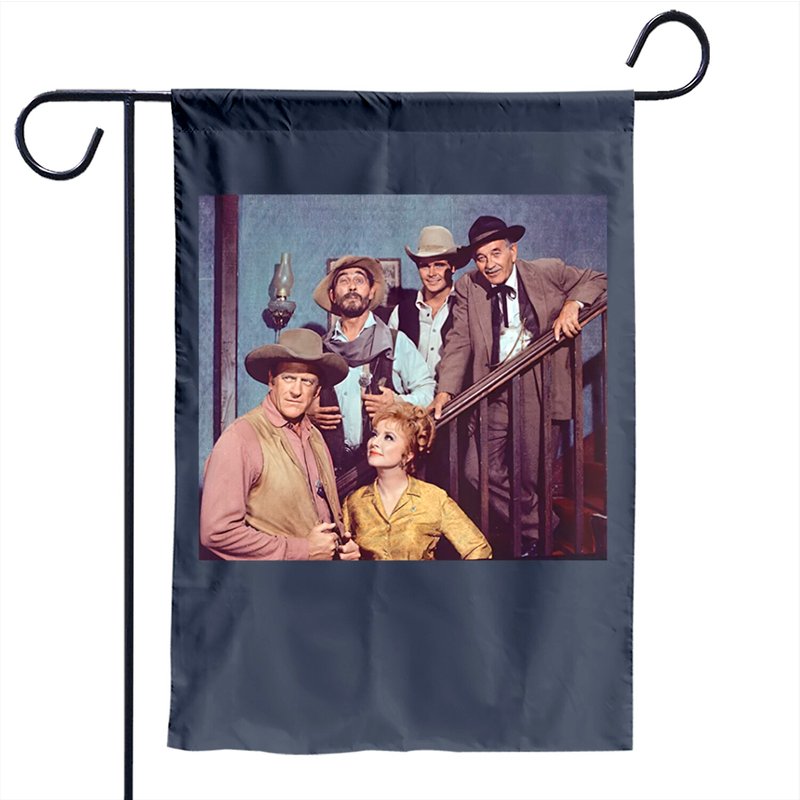 Drapeau de jardin Gunsmoke Cast - Impression recto-verso