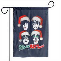 Drapeau de jardin Merry Kissmas - Impression double face
