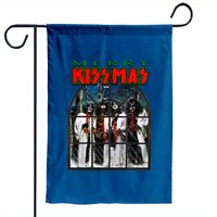 Drapeau de jardin Merry Kissmas American Rock Band — Drapeaux décoratifs