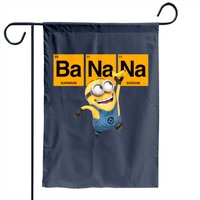 Despicable Me Minions Banana Elemental Square Garden Flag — Decorative Flags